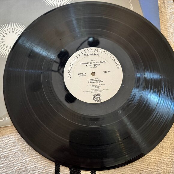 Mozart Symphony No.41 in C major "Jupiter" Vanguard Everyman Classics LP Record - Picture 4 of 5